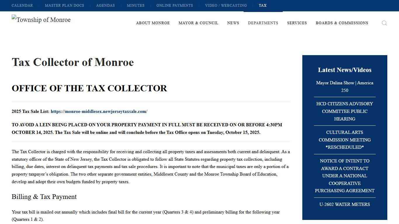 Tax Collector